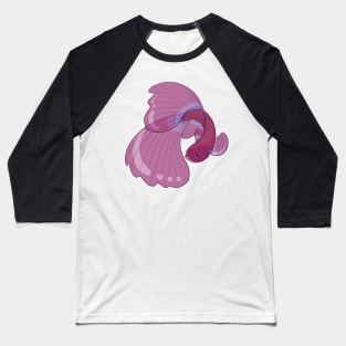 Purple Haze Betta Fish Baseball T-Shirt